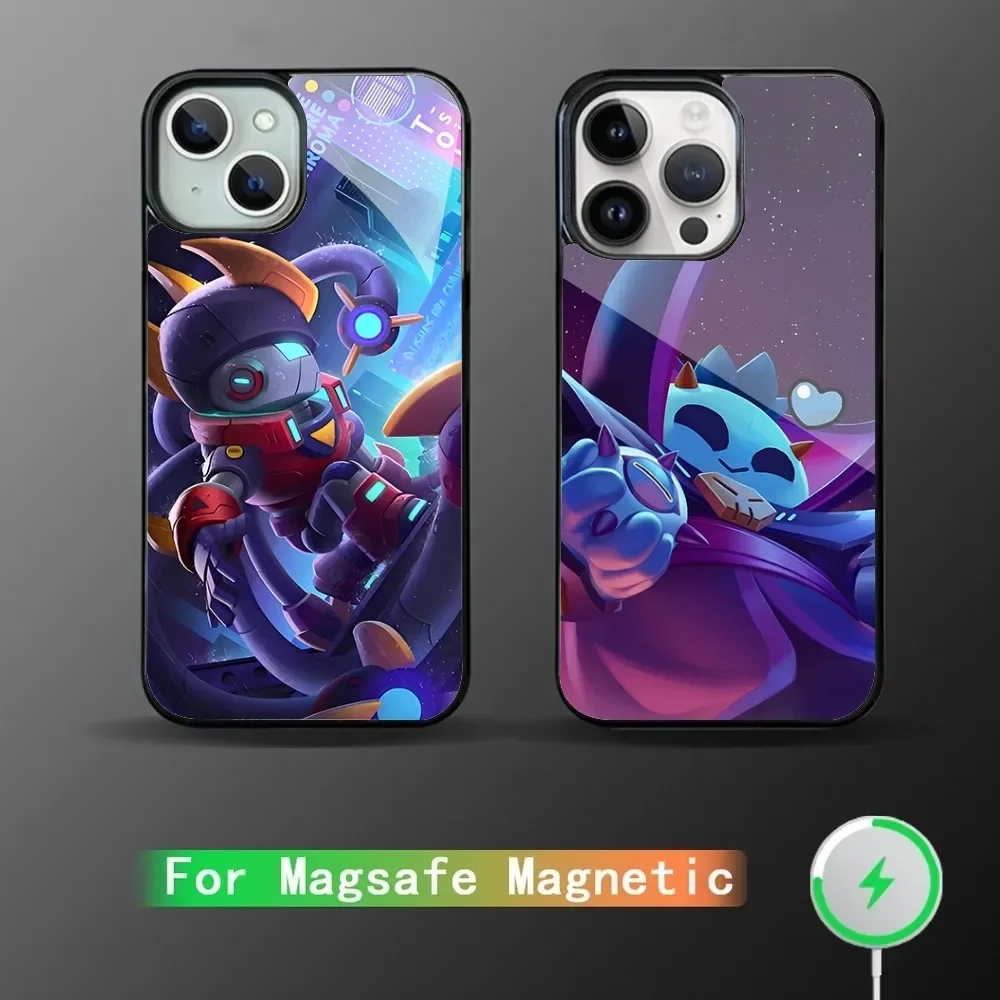 Game Stars Leon Crow Phone Case Strong Magnetic For IPhone Pro Max 11 12 Mini Alex Mirror For Magsafe Wireless Charging Cover