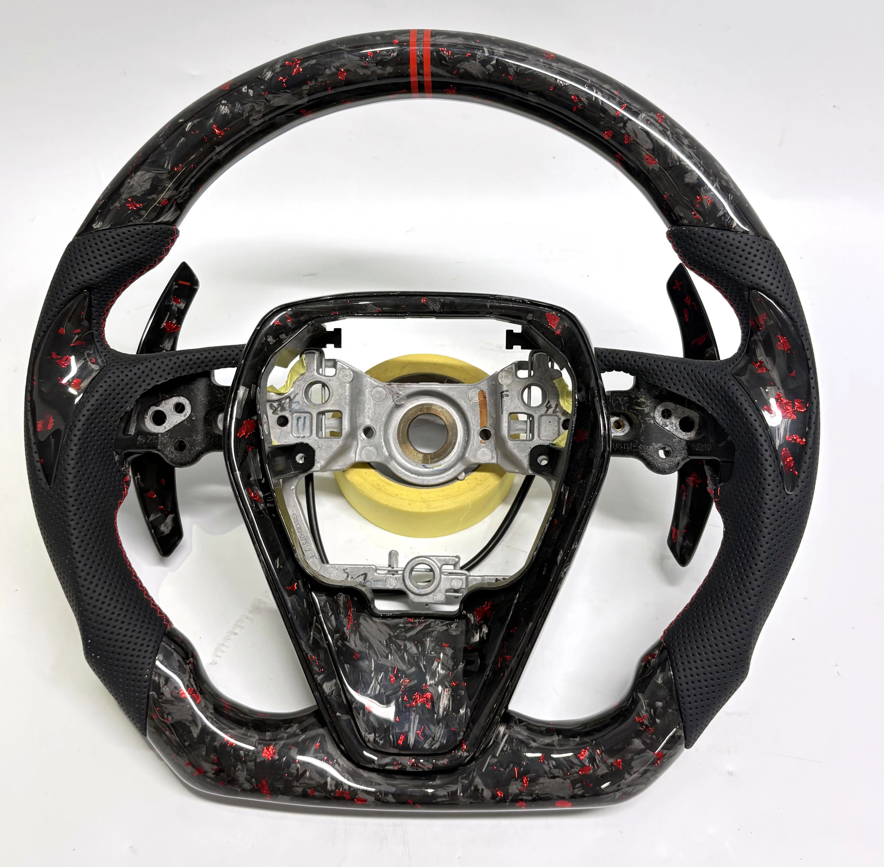 

Steering Wheel Led Forge Carbon Fiber Fit For Toyota Camry Carola Willanda RAV4 2018-2020 Model