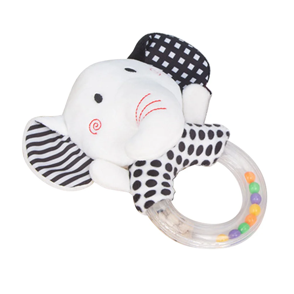 Baby Tafelbel Rammelaar Baby Cartoon Grip Schudgeluid Draagbaar voor pasgeboren concentratie en intelligentiegroei