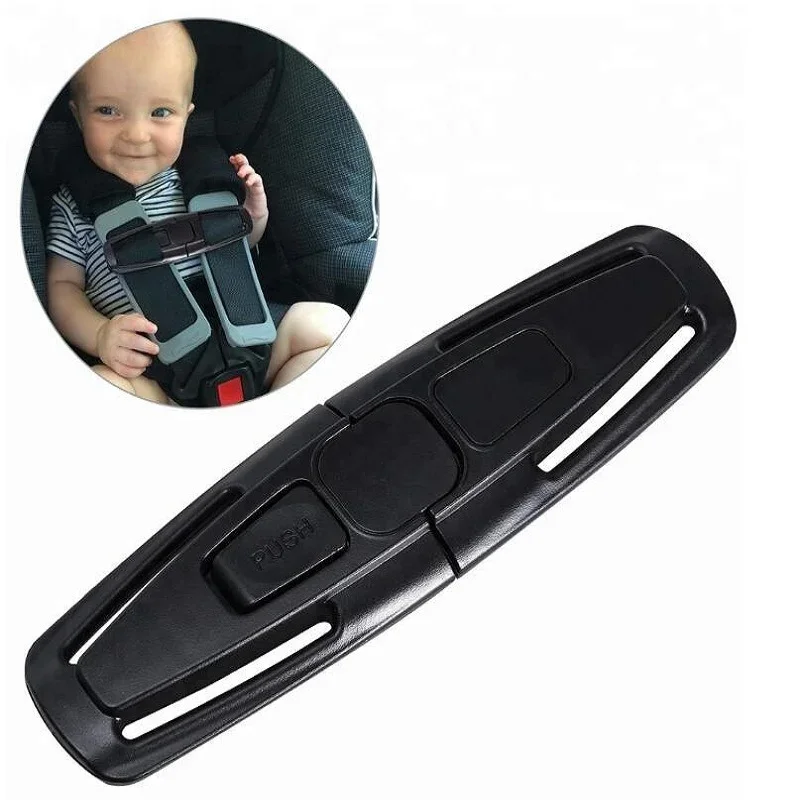 Baby Safe Lock Automobile Children Clip Buckle Latch Safety Seats Chair Straps Belt Harness Knots