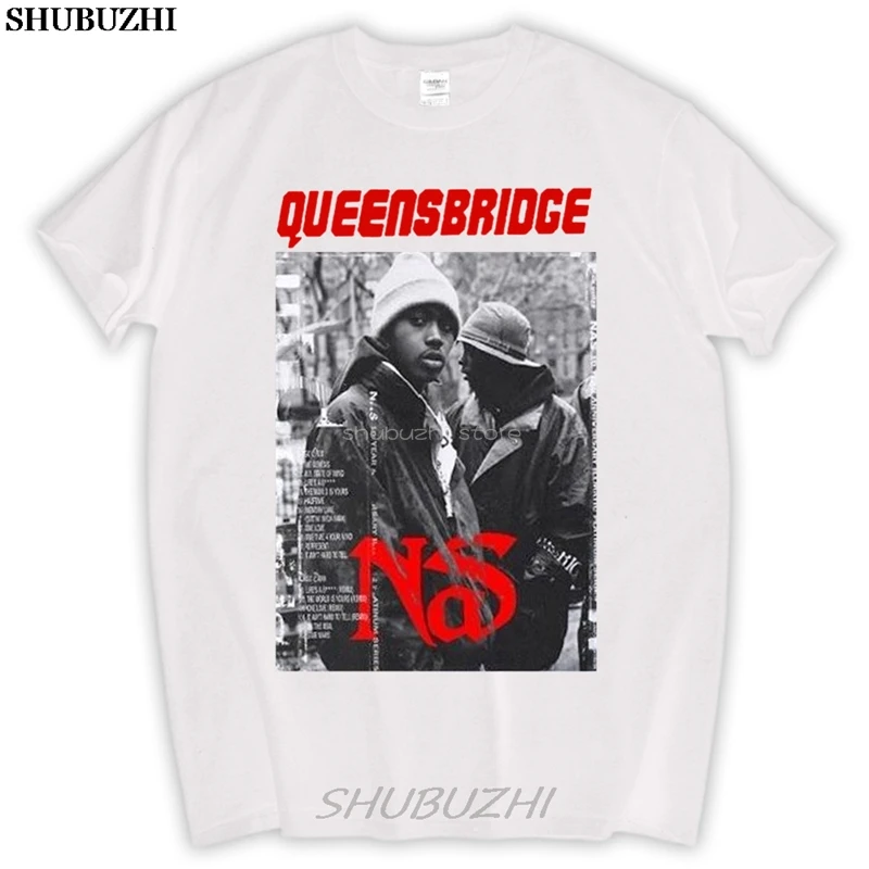 nas queensbridge t shirt summer men hot sale o-neck  cotton t shirt t men fans top tees sbz5195