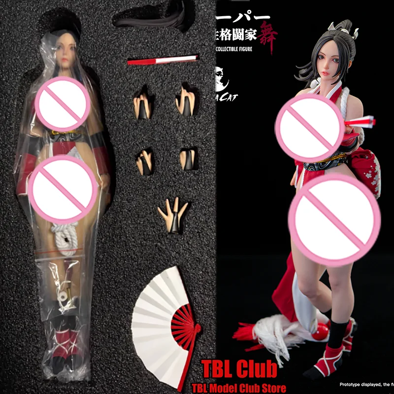 

Ninja Cat N001 1/6 Scale Classic Fan Red Battle Suit 12-Inch Movable Eyes Steel Frame Silicone Body Full Set Action Figure Doll