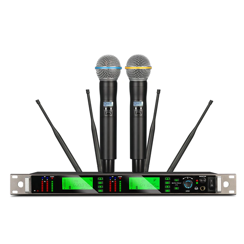 Condenser wireless microphone one to two head wearing microphone performer home ktv
