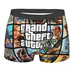 Custom Adventure Game Grand Theft Auto Boxers Shorts Mens GTA Briefs Underwear Funny Underpants