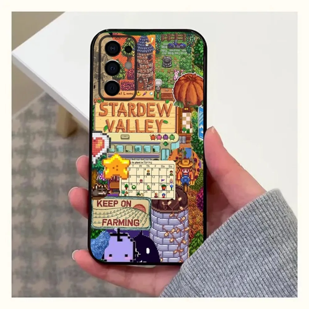 Game S-Stardew Valley Phone Case For Samsung S24,S21,S22,S23,S30,Ultra,S20,Plus,Fe,Lite,Note,10,9,5G Black Soft Cover