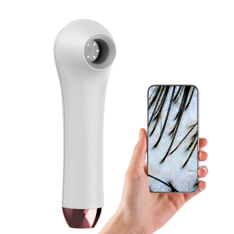 Analisador de pele para uso doméstico, scanner facial, inteligente, multifuncional, detector de couro cabeludo e cabelo