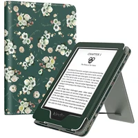 Funda MoKo para todo nuevo Kindle de 6 pulgadas (11a generación, lanzamiento 2024/2022)/(10a/8a generación, 2019/2016), funda de carcasa de PU ultraligera