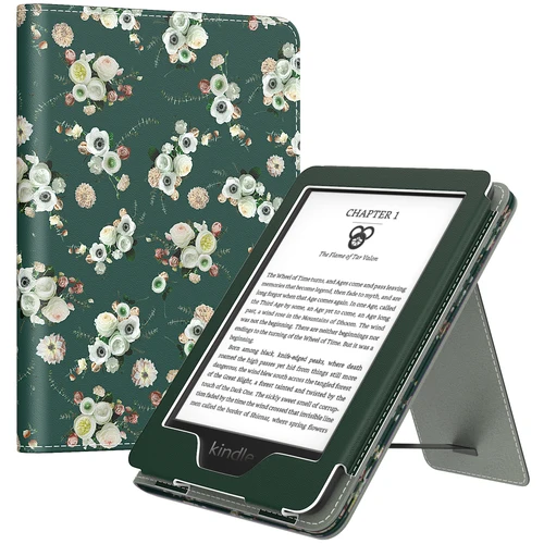 Funda MoKo para todo nuevo Kindle de 6 pulgadas (11a generación, lanzamiento 2024/2022)/(10a/8a generación, 2019/2016), funda de carcasa de PU ultraligera