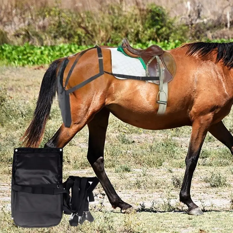 

11UE Horse Manures Pouches Equine Manures Collector Equine Waste Manures Bag Horse Dung Pocket Manures Bag for Clean Street