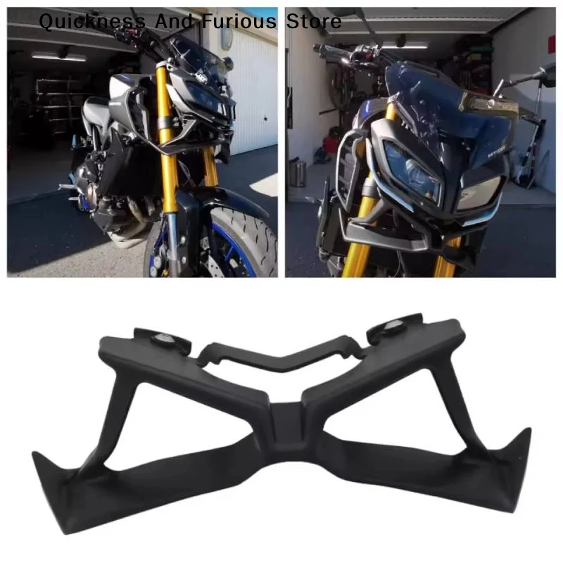【MO】For MT-09 MT09 SP 2017-2020 2019 Motorcycle Downforce Naked Frontal Spoilers Winglet Aerodynamic Wing Front Spoiler Kit
