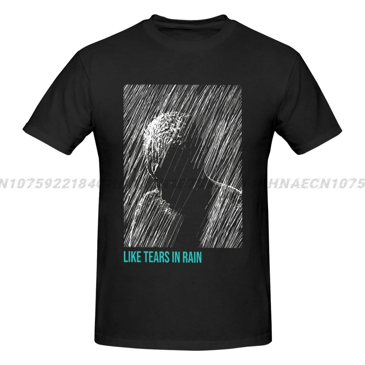 Like Tears In Rain Blades Runner 2049 T-shirts for men Outdoor Casual Loose Breathable Comfortable Cotton Short sleeve