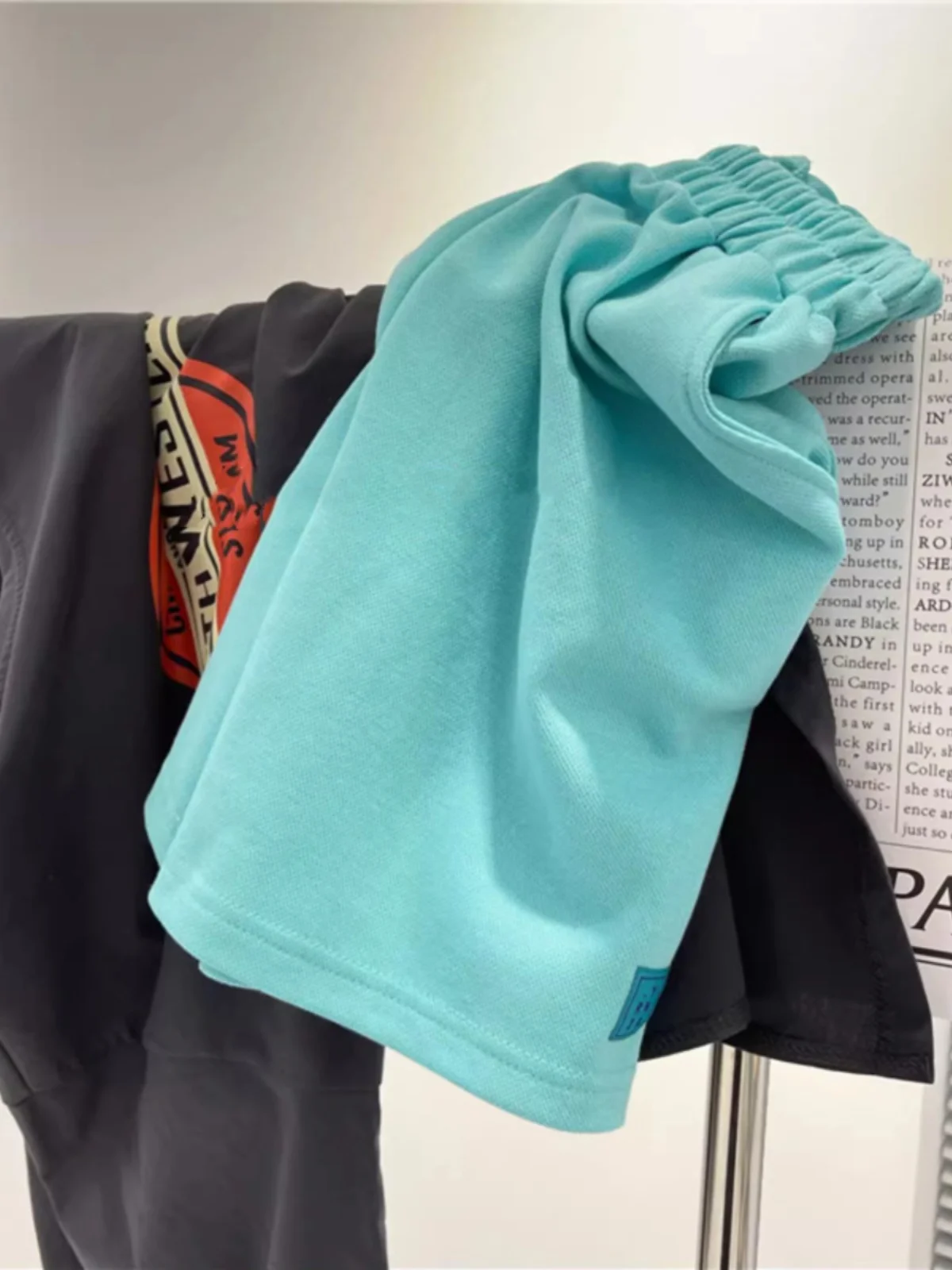 

Летние повседневные спортивные женские шорты для дома и улицы, с высокой талией, широкими штанинами, модные, свободного кроя, в стиле Хармонкеши