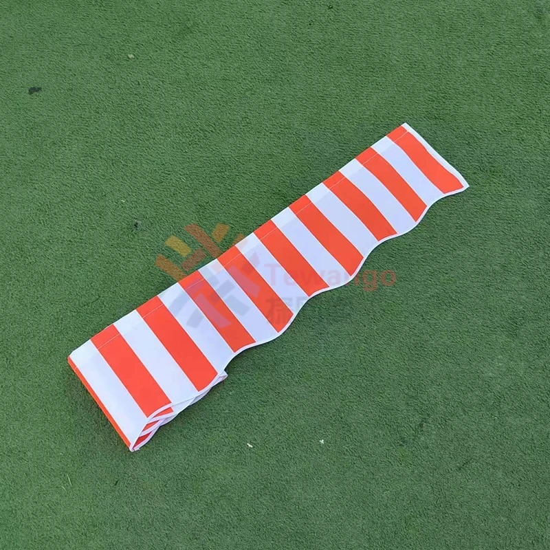 2,5 m/3 m/3,5 m/4 m/5 m Ladenbanner, Ersatz, wasserdichte Stoffstreifen, gewelltes Volant, Sonnenschutz, Baldachin, Terrassenmarkise – Detail 12