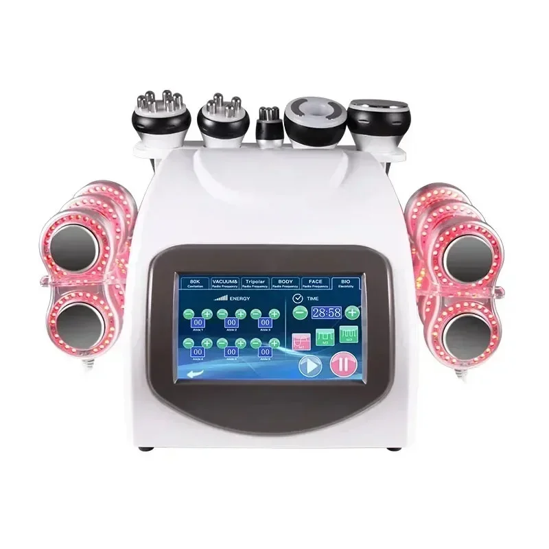 6 in 1 80K fit burner cavitation machine weight loss body slimming cavitation machine 80kPopular