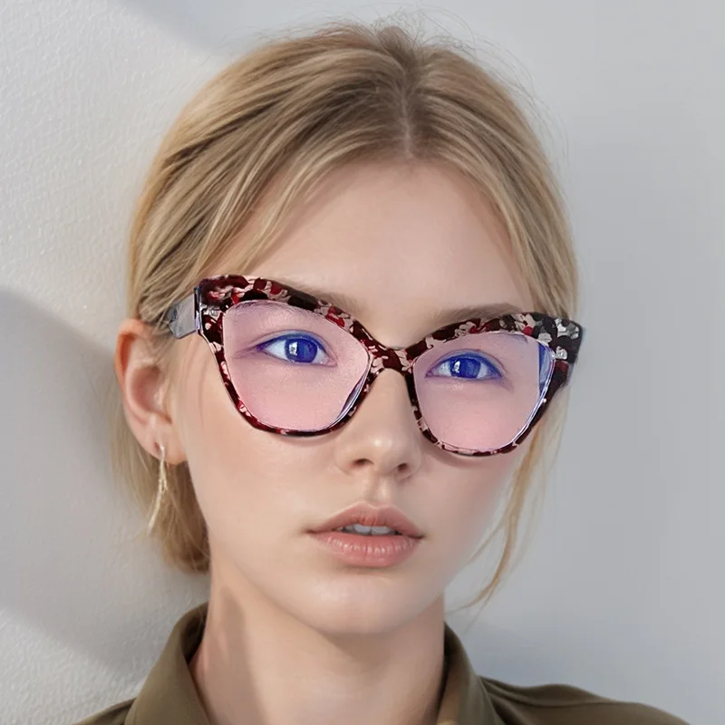 Europe and the United States to wear a large frame flat glasses men and women with the same paragraph decorative anti-blue light