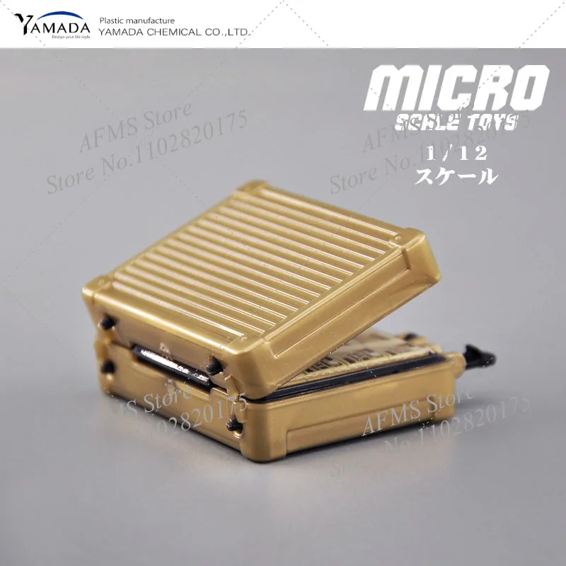 ‌ Akcesoria do scenek: walizka, aktówka, pudełko na figurki żołnierzy w skali 1/12, pasujące do figurek akcji 6-calowych.