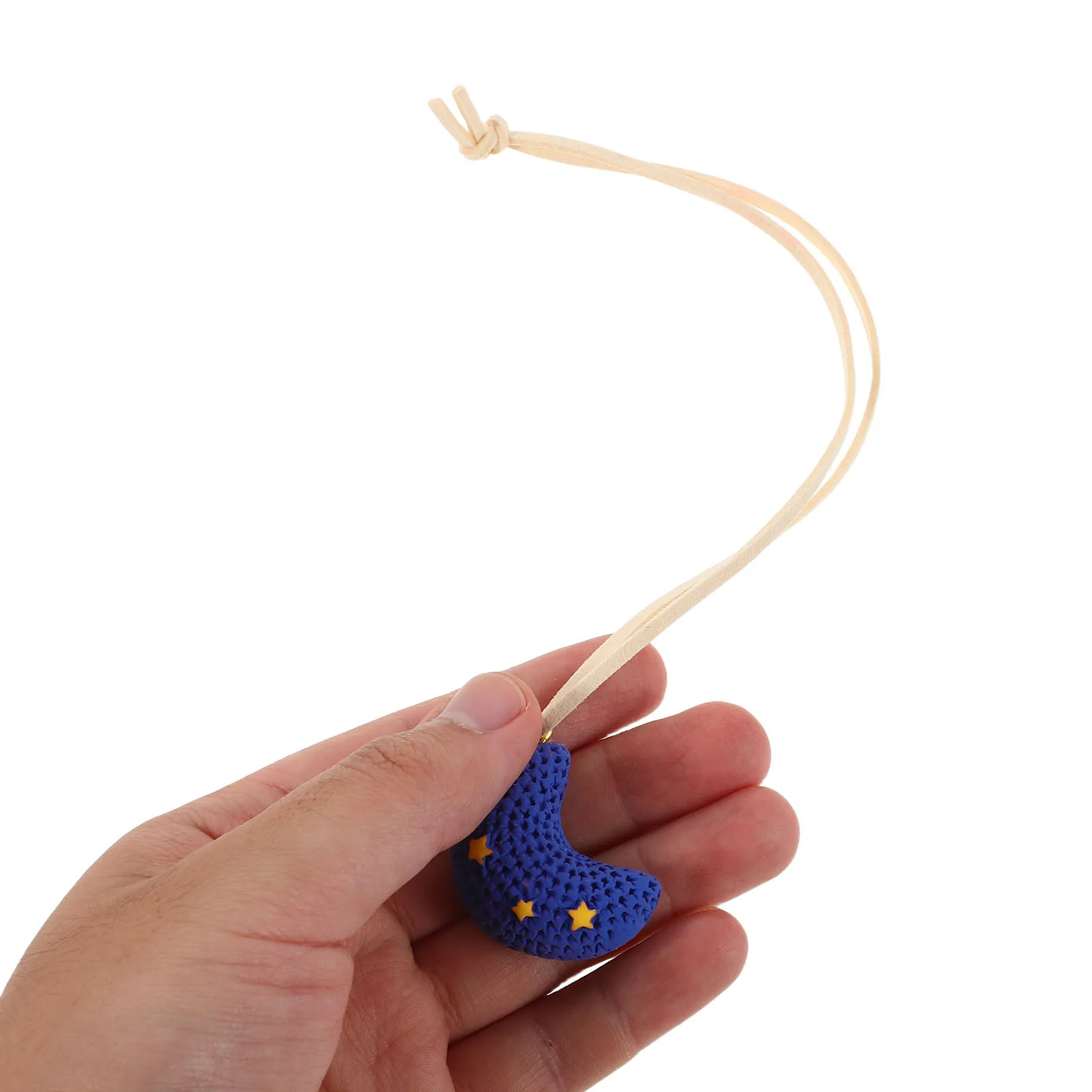 

2Pcs Resin Moon Star Car Rearview Mirror Pendant Hanging Ornament Interior Decoration Car Accessories Cresent Moon Ornaments