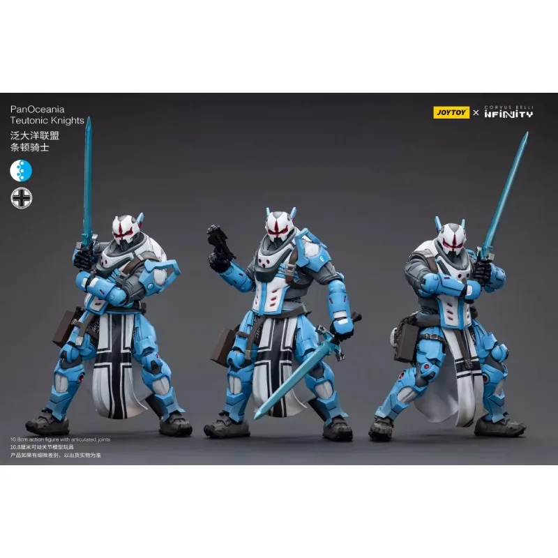 [IN STOCK] JOYTOY Infinity 1/18 Action Figures Anime10.8cm PanOceania Teutonic Knights Collection Model Toys Boy Xmas Gifts