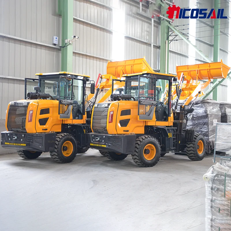 Mini Skid Steer Loader Hot Sale China Brand Diesel Wheel Compact Type With CE EPA Engine for Garden Use