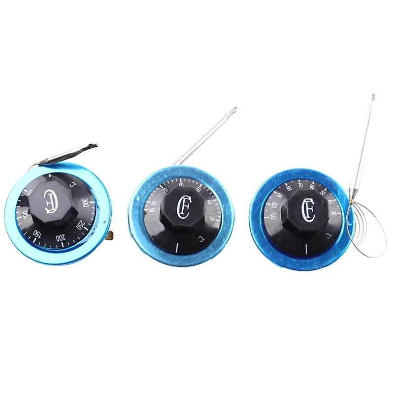 Hot 1Pc Oven Temperature Switch Thermostat Adjust Knob Temperature Controller Water Heater 220V AC 16A 30-110/60-200/ 50-300