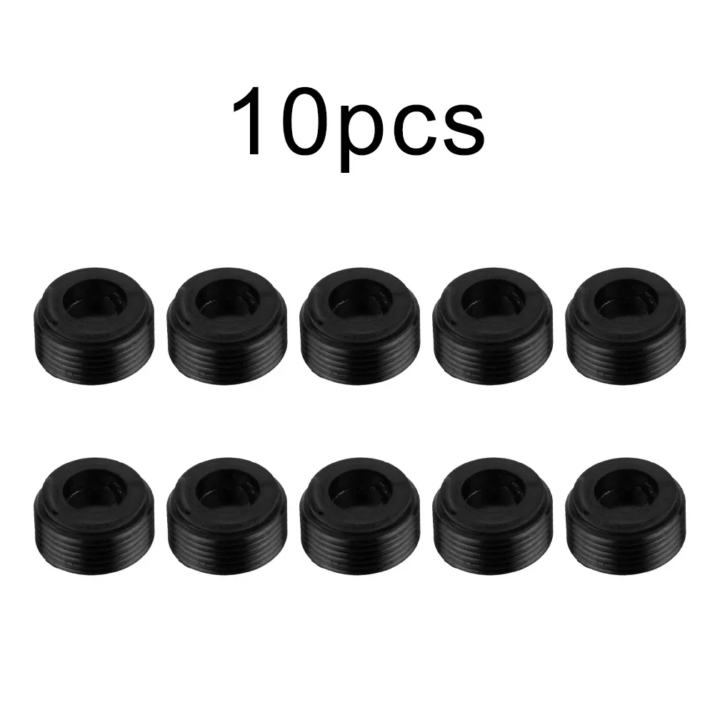 10pcs Black Plastic Carbon Brush Holder Cap Brush Cover 12mm/13mm/14mm/15mm/16mm/17mm/18mm/22mm Angle Grinder Accessories