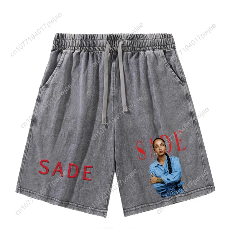 المغني Sade Adu السراويل رجل إمرأة مراهق الرجعية السراويل القصيرة خمر القطن مطاطا لينة شورتات للبحر السراويل المخصصة
