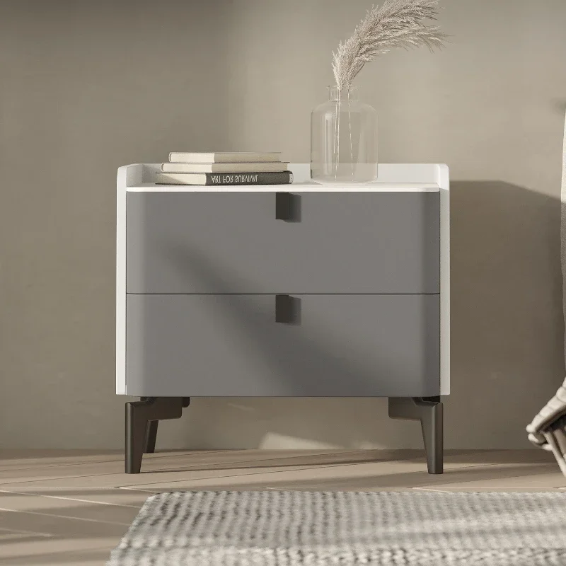 Bedside Table Light Luxury and Simplicity Modern Master Bedroom Bedside Storage Cabinet Small Cabinet Locker