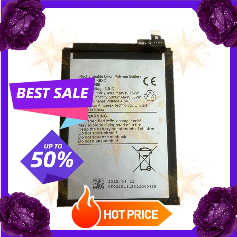 SWZY Battery 3.91V 4900mAh BL-49XX For Infinix GT 20 PRO BL-49XX Mobile Phone Batteries Bateria