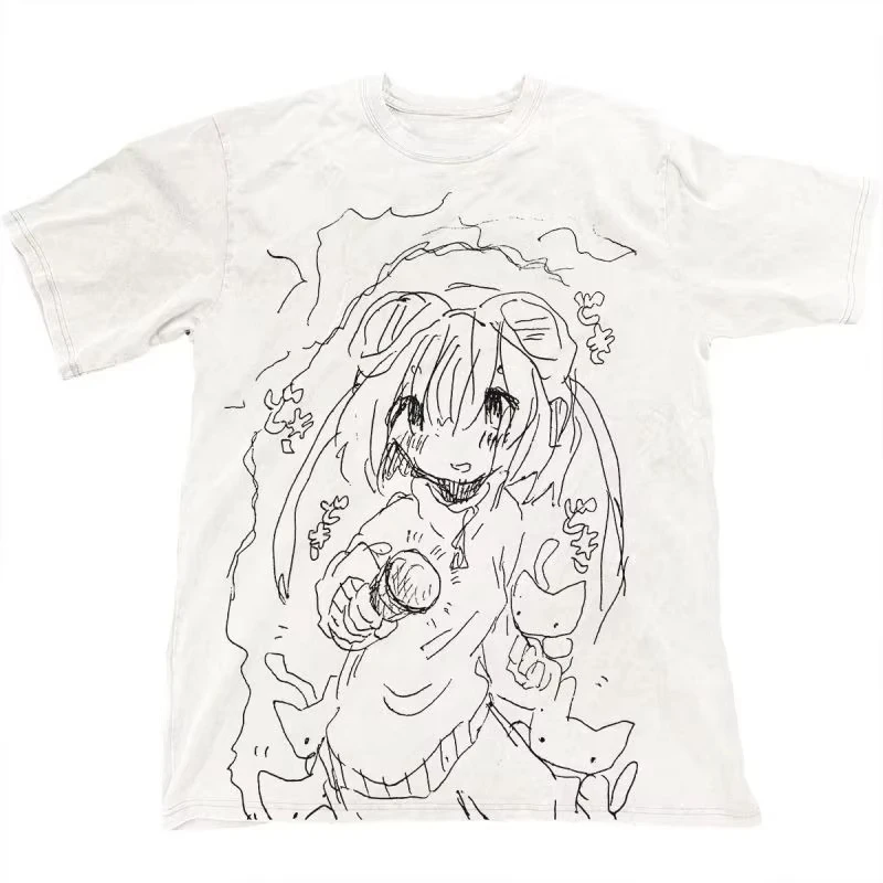 Japanische Y2k Damen abgeschnittene Grunge Kleidung 2000er Jahre Tops T Shirt für Frauen Mädchen Grafik T-Shirts Y2k Top weibliche Kleidung Harajuku