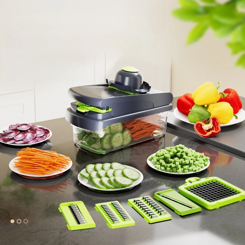 Restaurant Shop Vegetable Slicer Tool Kitchen Manual Slice Vegetable Slicer Grater Plastic Tagliatrice Di Verdure MH40QCJ