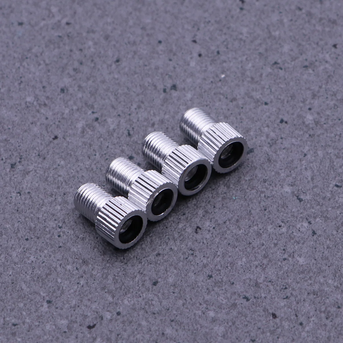 

4 pcs Valve Conversion Nozzle Adapter to Bike Tire Inflator Aluminum Alloy Durable Smooth Thread Mountain