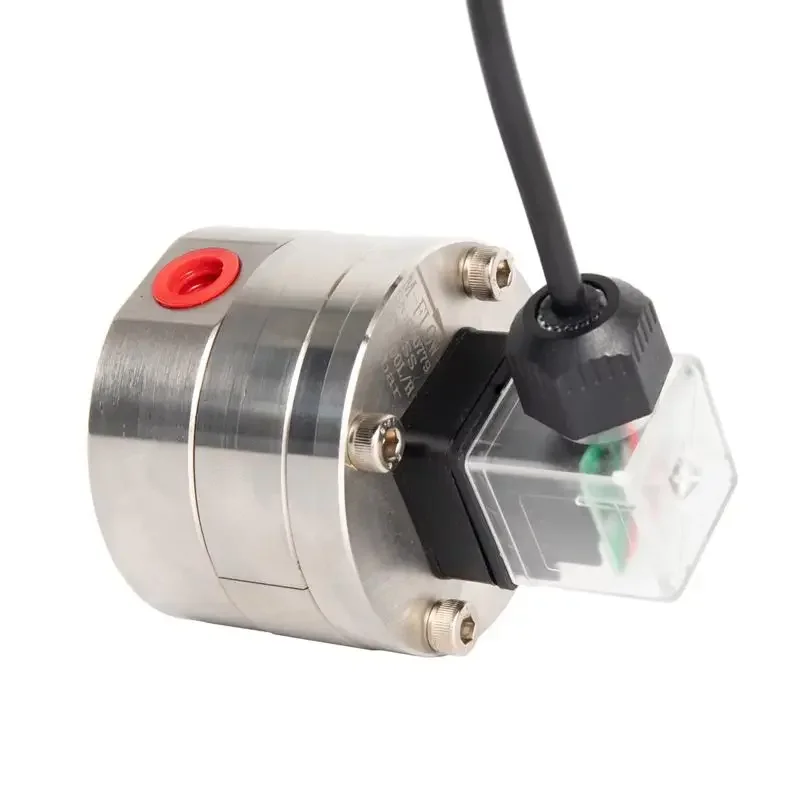 High Precision Stainless Steel Micro Gear Flow Meter Low Flow Rate Sensor for Dosing System Chemical Liquid Measuring Laboratory