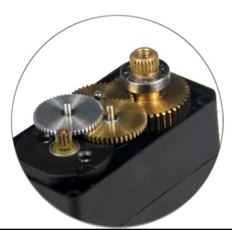 SCS215 7.4V 19KG Dual-shaft Copper Gear Serial Control BUS Servo for STEM Education/Smart Home/Industrial Automation