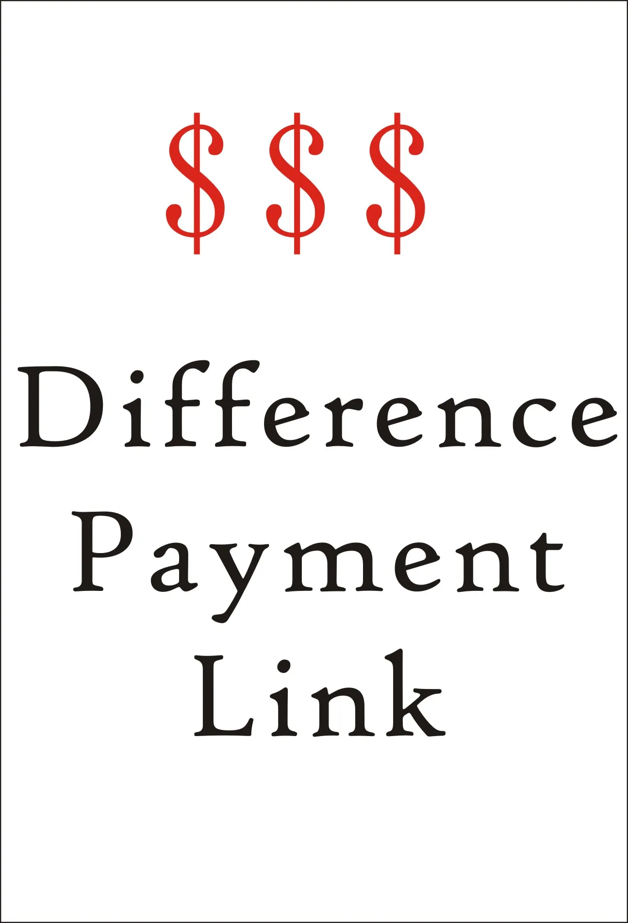 

Difference payment link for customers