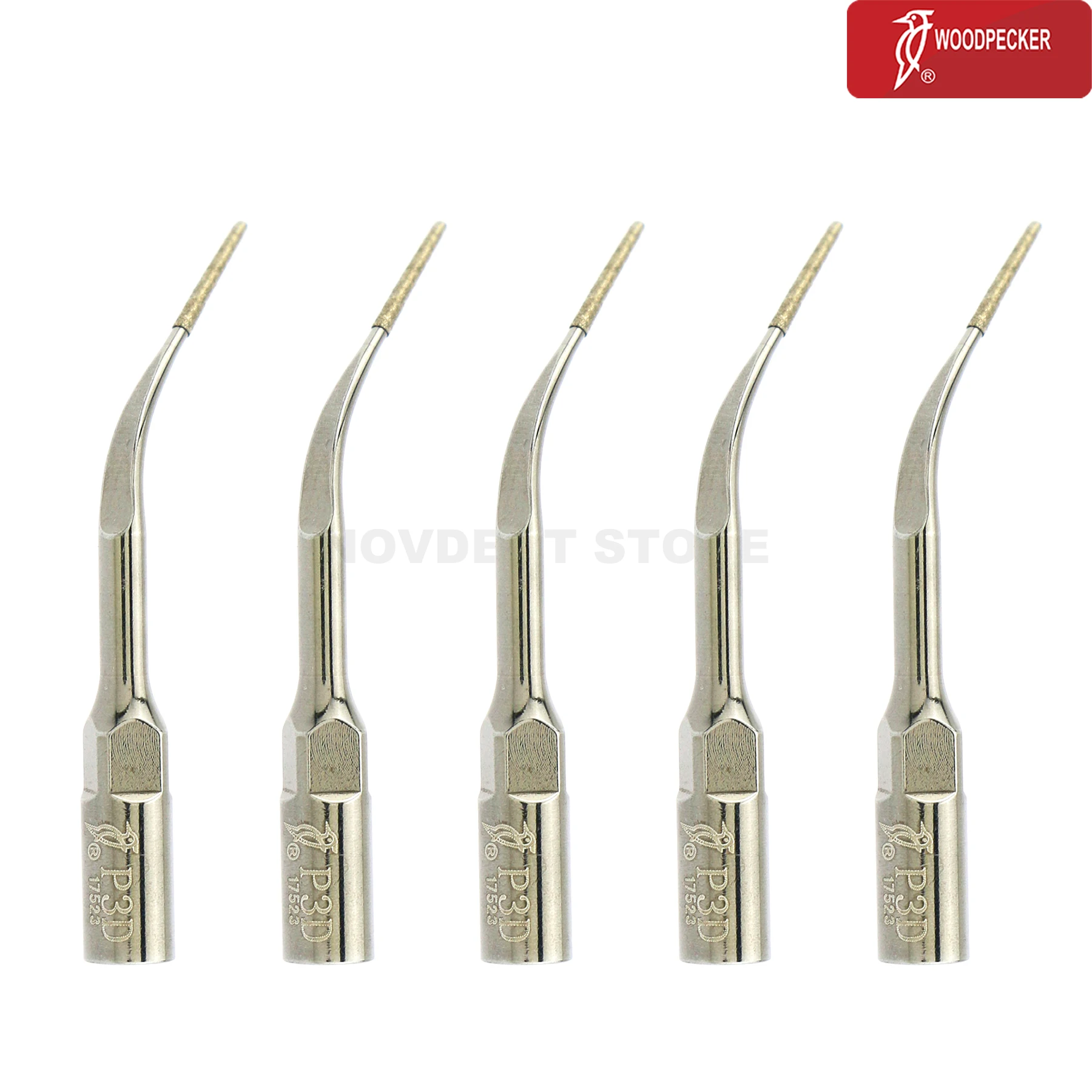 P3D Woodpecker Dental Ultrasonic Scaler Tips Diamond coated restoration teeth root bifurcation for Instrument Medical use