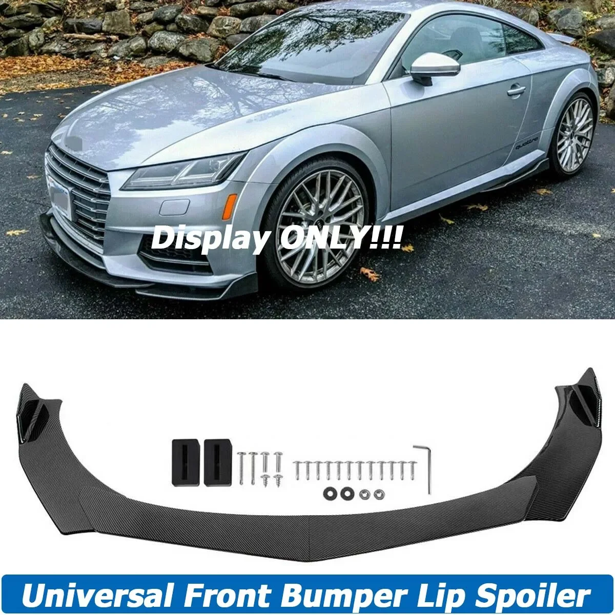 Parachoques delantero, alerón lateral, Kit de carrocería, protectores deflectores para Audi TT A3 A4 A5 A6 A7 A7 A8 Q3 2010-2022, accesorios para coche