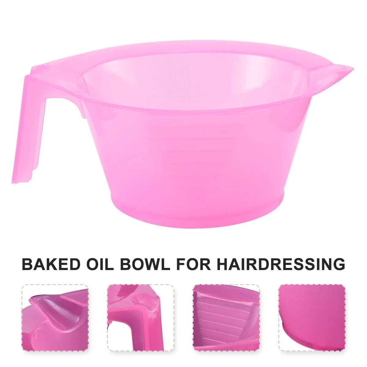 

3Pcs Hair Dye Bowl Professional Sturdy Plastic Mixing Cup Portable for DIY Hair Coloring Salon Barbershop Dyeing Bowl