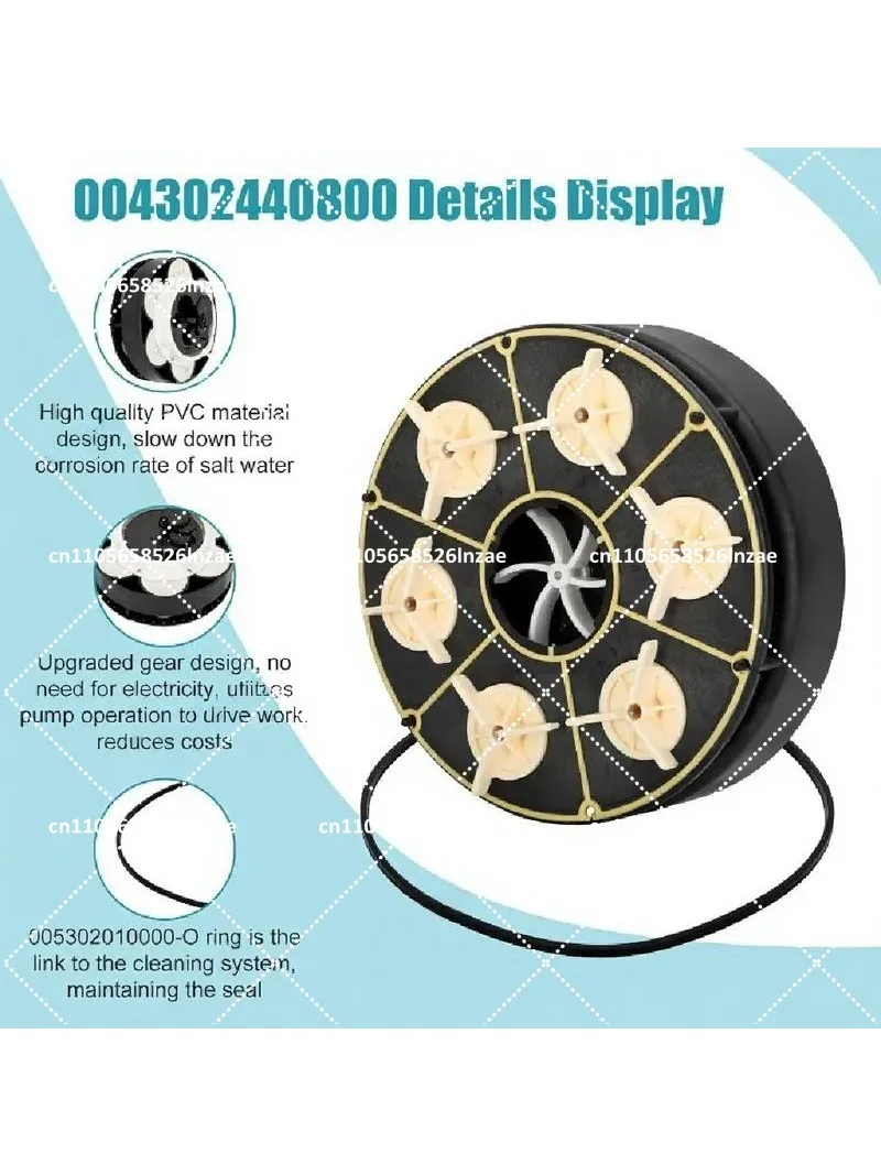 6 Port Modular Water Valve 004302440800 Replacement for Paramount Belt Valve Housing O-Ring