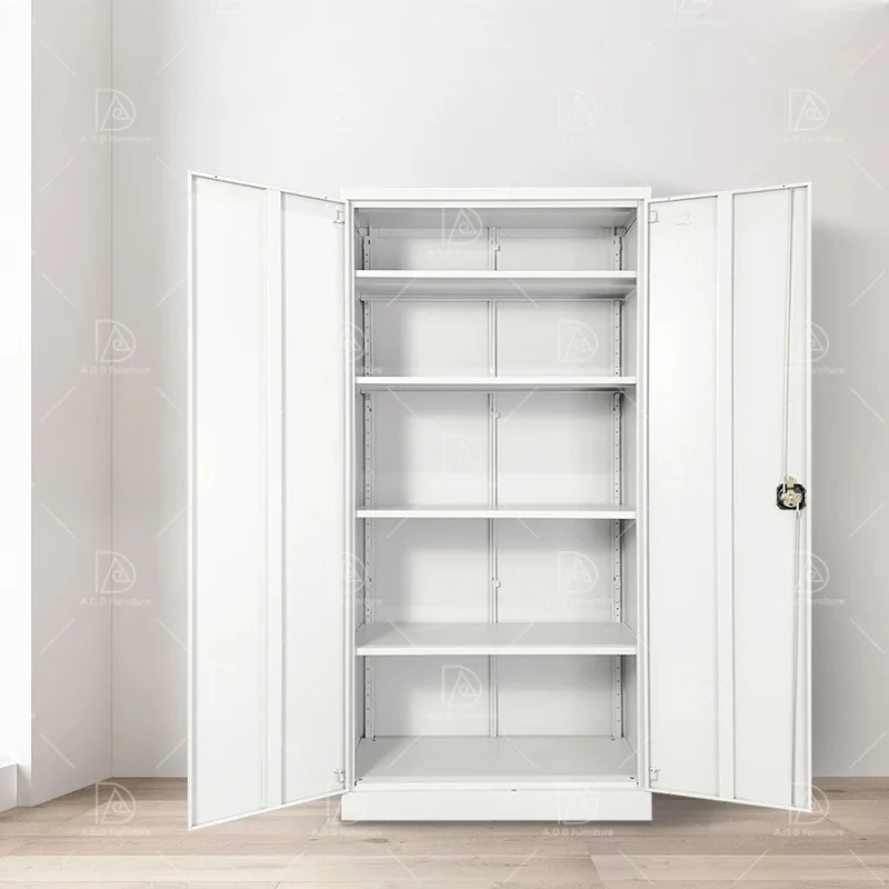 custom.2026 New Arrival Modern Design 2-Door Metal Filing Cabinet 4 Adjustable Steel Storage Office Furniture Home School Outdoo