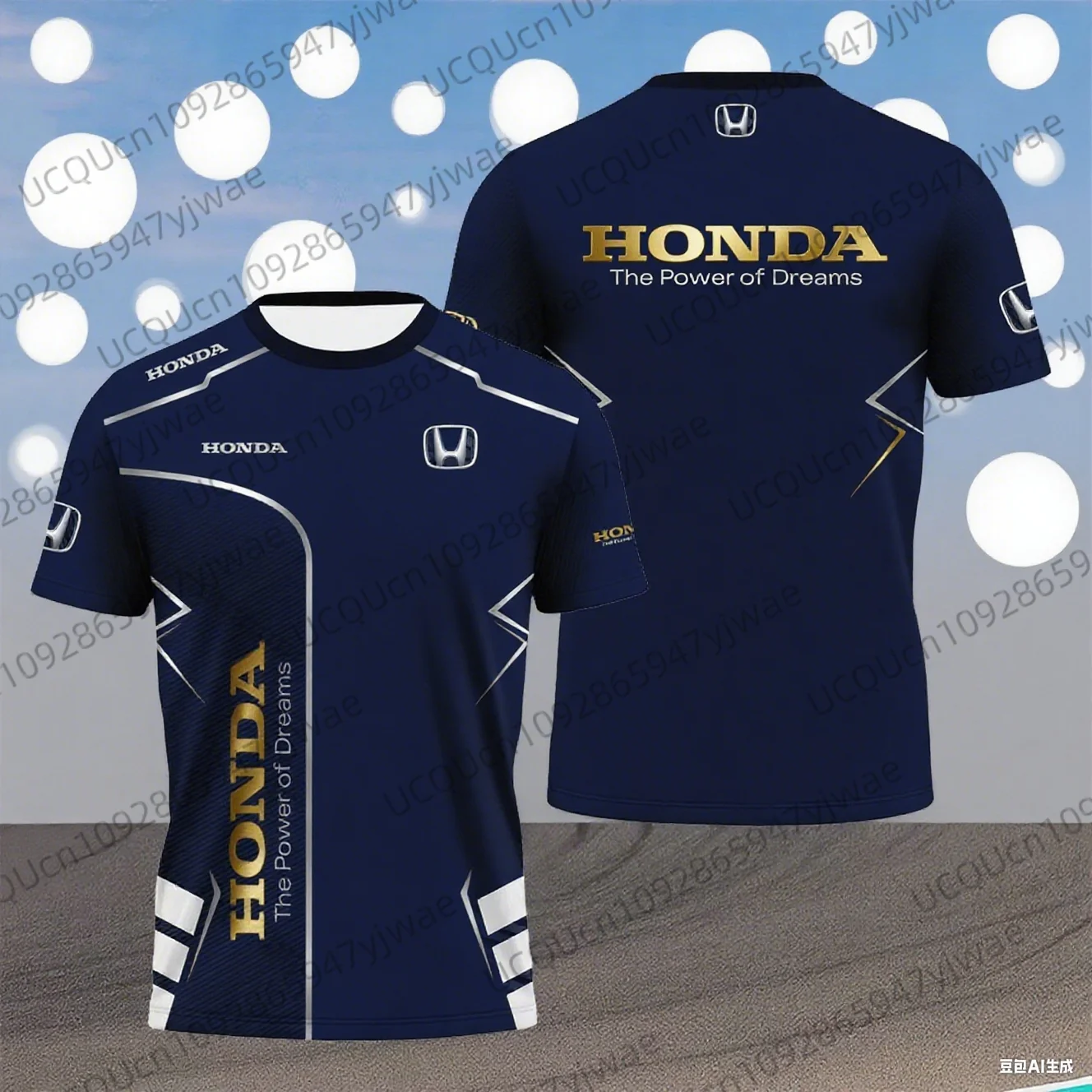 

Honda Quick Dry And Breathable Racing Men Summer Motorcycle Biker Jersey Sportswear Short Sleeve Lightweight Outdoor T-shirt