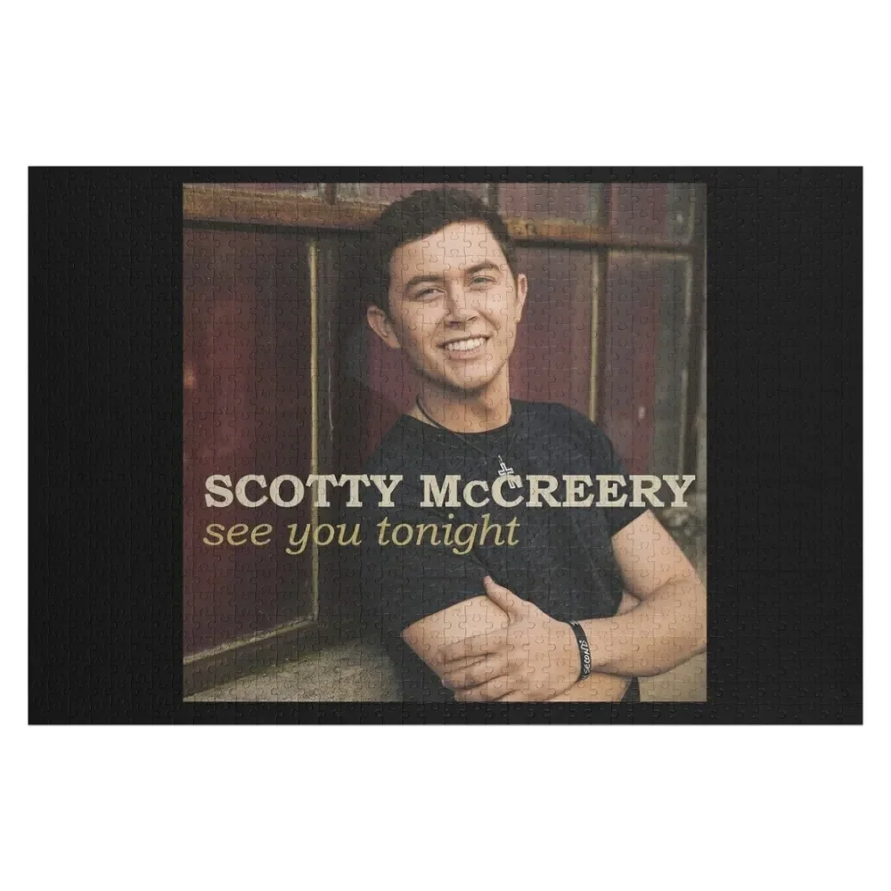 Scotty McCreery see you tonight deluxe version Jigsaw Puzzle Wooden Jigsaws For Adults Custom Wooden Gift Puzzle