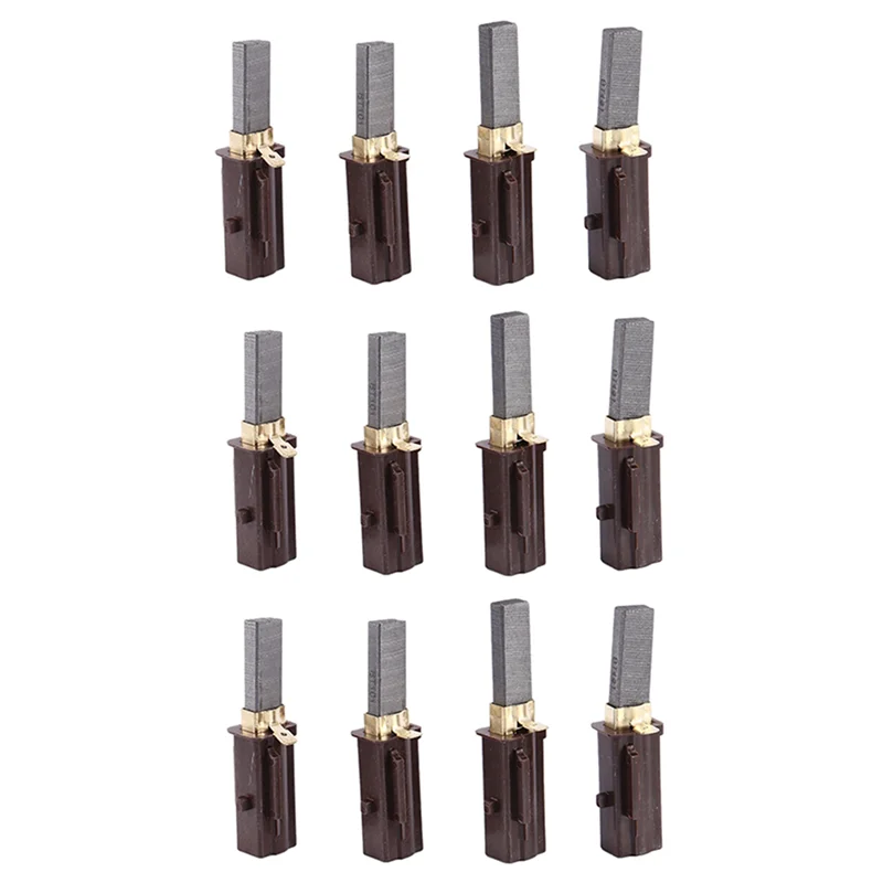Paquete de 12 escobillas de carbón para motor de vacío N18R para Ametek Lamb 2311480, 333261, 33326-1
