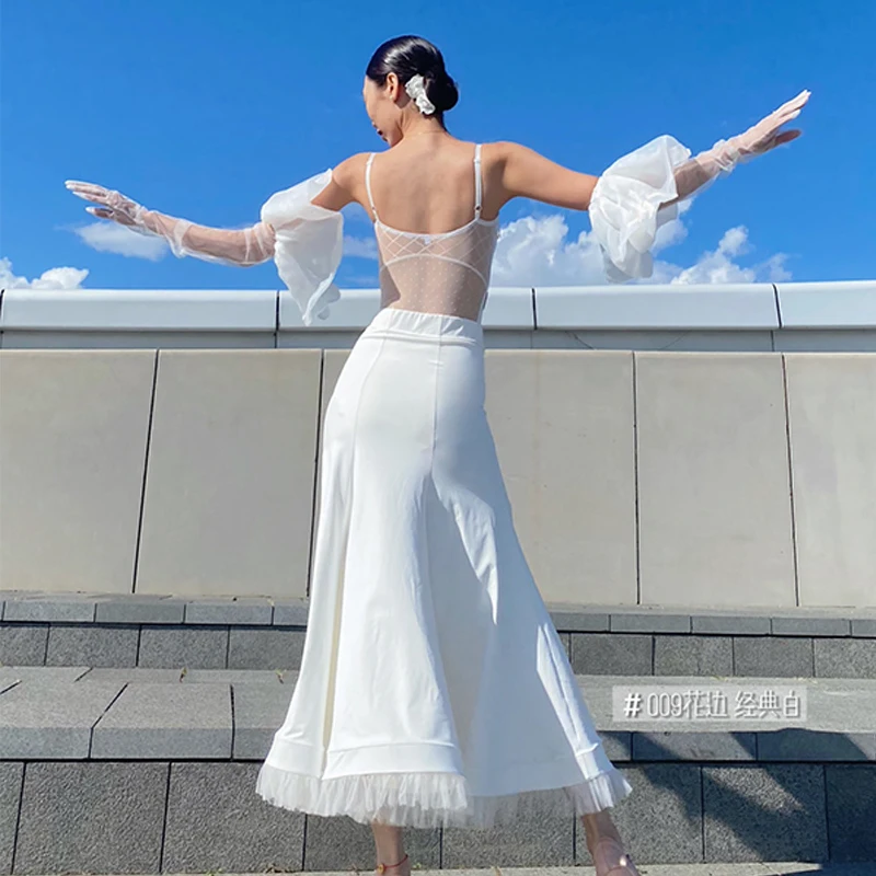 ฤดูร้อนLatin Dance Topsผู้หญิงผู้ใหญ่Suspender Leotards Rumba Latinเต้นรําเสื้อผ้าการฝึกอบรมTopsสวมใส่BL16027