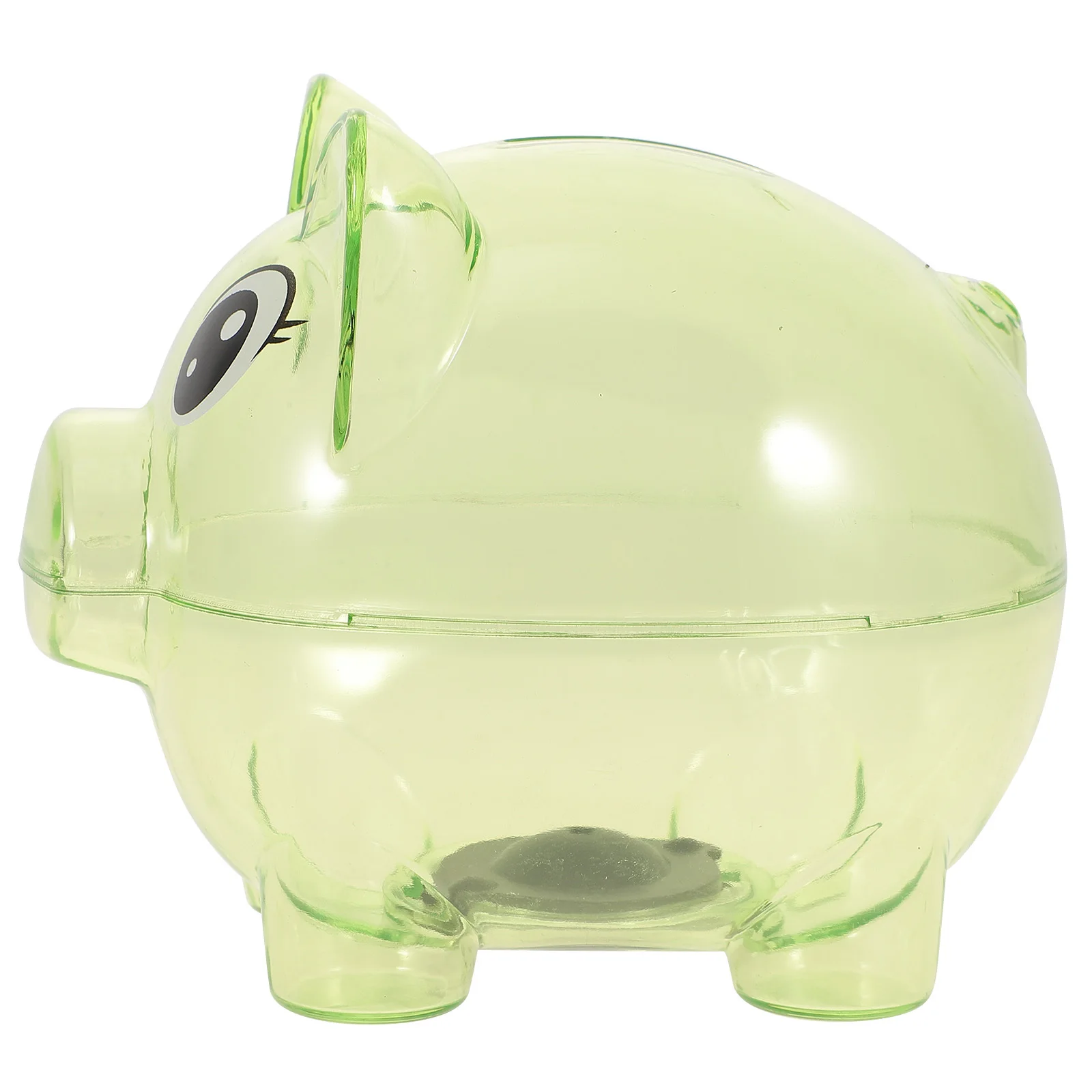 2Pcs Adorable Practical Clear Piggy Bank for Toddlers Boys and Girls Room Decor Baby Money Box Girl Pig Piggy Bank