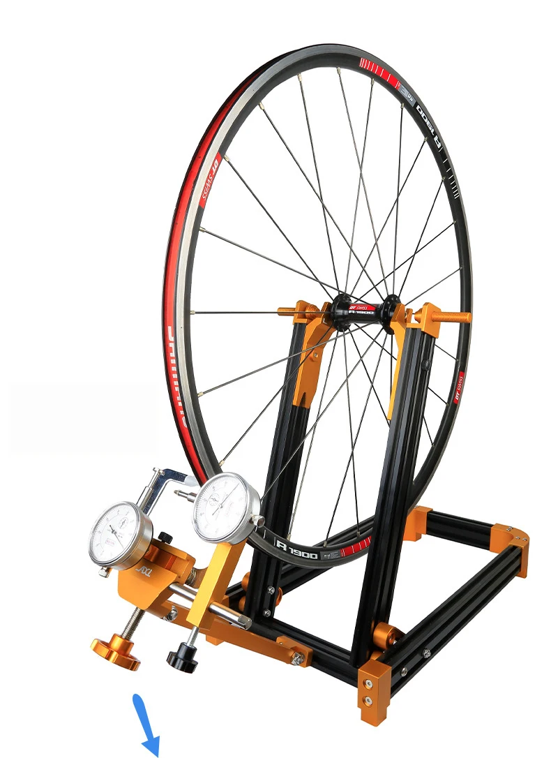 Bicycle Rim Adjustment Stands Wheelset Alignment Racks Rimming Tools Bike Repair Tools Mountain Bike Aligner Wheel Aligner