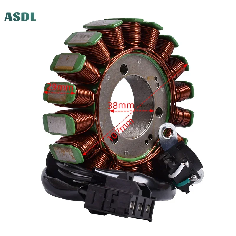 

Motorcycle Generator Magneto Stator Coil For KAWASAKI ER400 Z400 NINJA 400 EX400HMFAL EX400 Ninja 400R KLE300 Versy/s-x 300 Z400