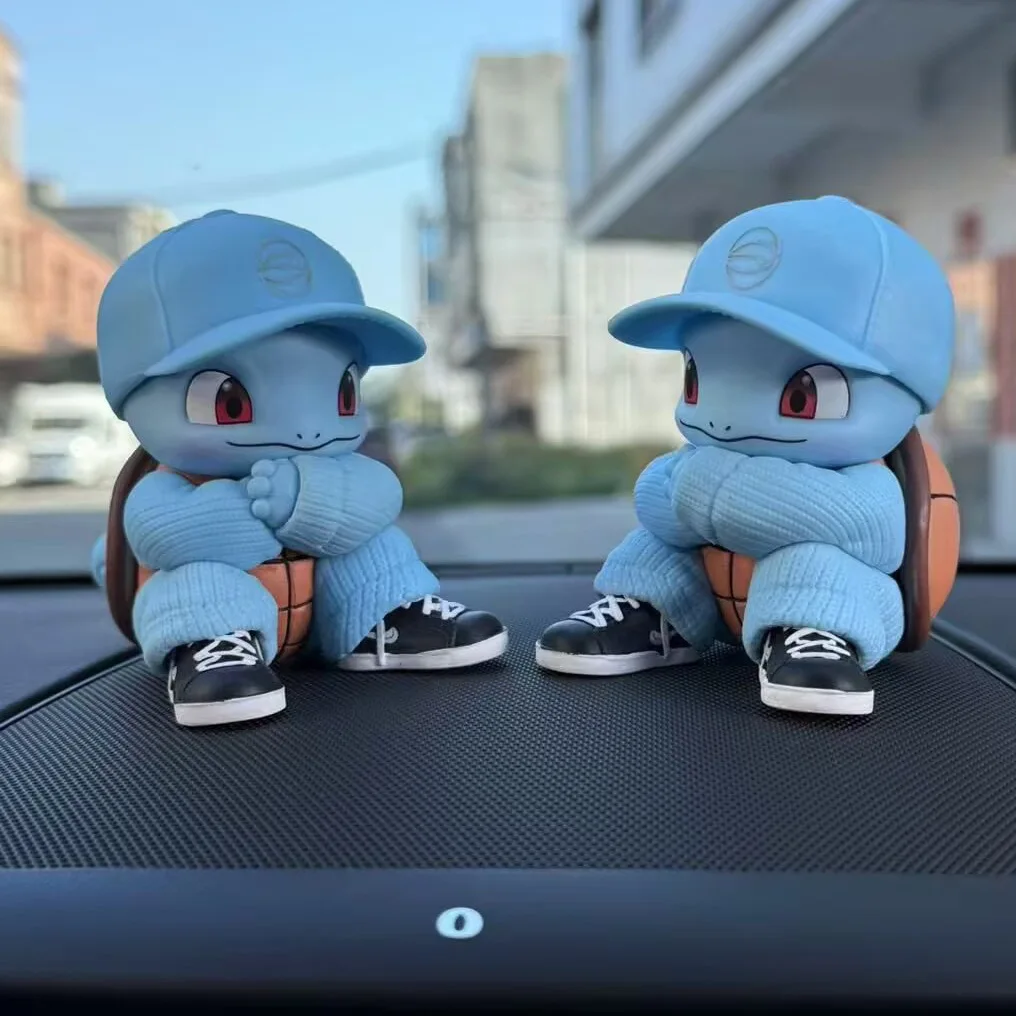 

Оптовая продажа Сквиртл Аниме Фигурка Домашнее животное Покемон Коллекционный автомобиль Орнамент Кукла в штучной упаковке