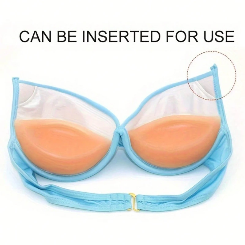 2PCS Super Soft Silicone Breast Pad, Gel Booster Breast Pad, Chest Enhancement, Antiskid Adhesive Breast Pad image 5