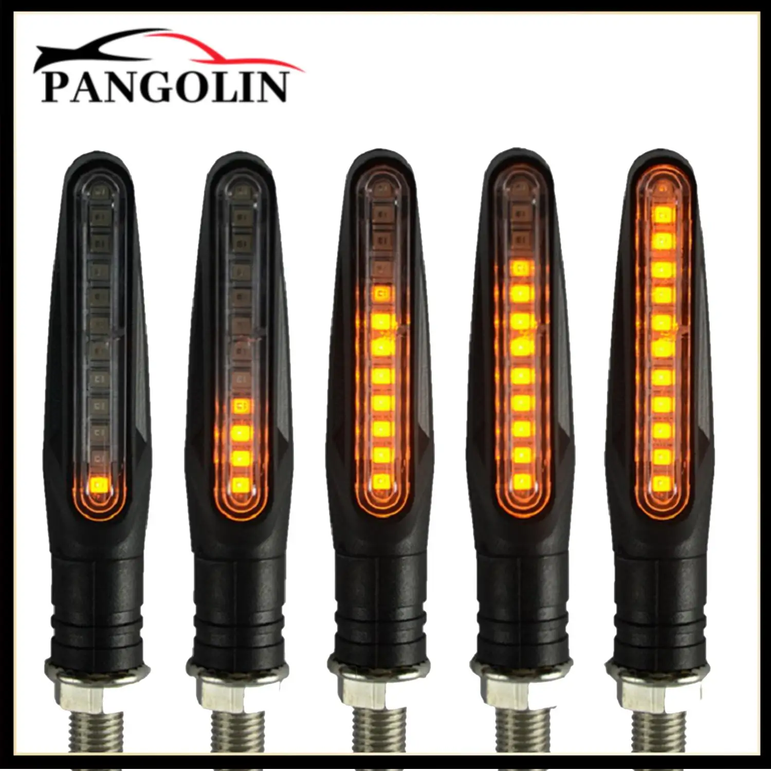 

8PCS Universal LED Motorcycle Turn Signal Light 12v IP68 Waterproof Amber Flasher Indicator Blinker Rear Lights Lamp Accessories