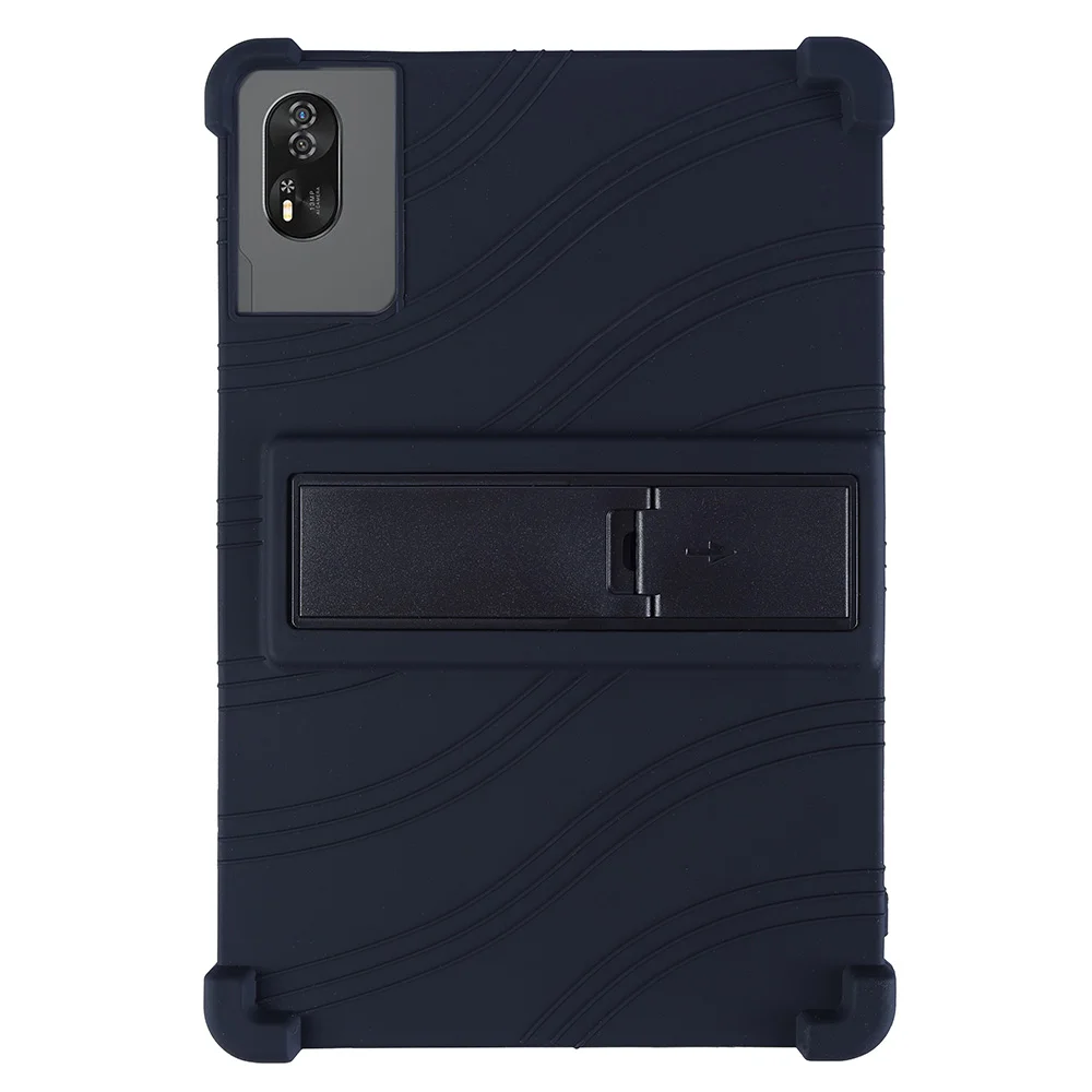 حافظة واقية لجهاز Blackview MEGA 8 Tablet مقاس 13 بوصة، غطاء حامل قابل للتعديل من السيليكون الناعم صديق للأطفال